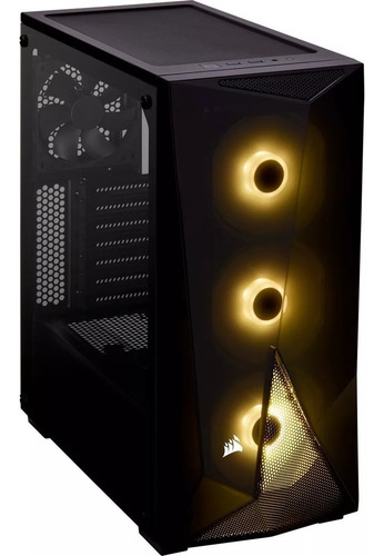 Imagen 5 de 10 de Gabinete Corsair Carbide Spec Delta Rgb Black Midtower 3xfan