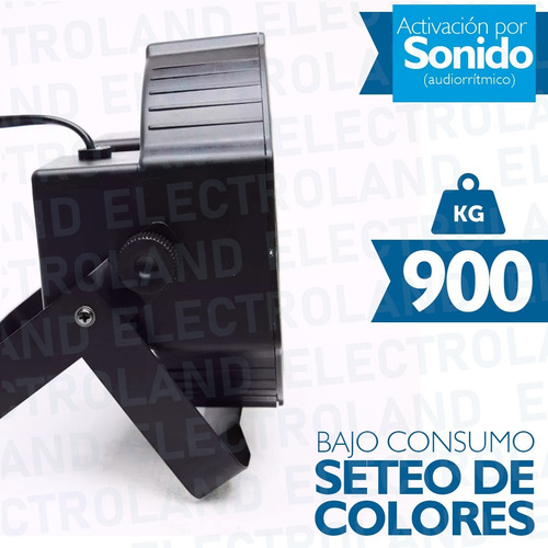 Proton Led Par 36 Led Alta Luminosidad Rgb Audioritmico Dmx