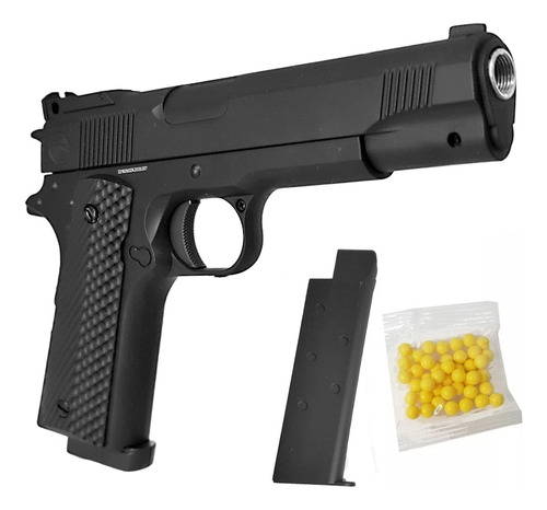 Pistola Airsoft Colt 1911 6 Mm Full Metal Spring Dedal 