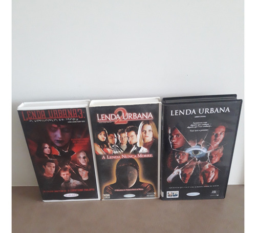 Trilogia Em Fitas Vhs Lenda Urbana - Raro (Usado)