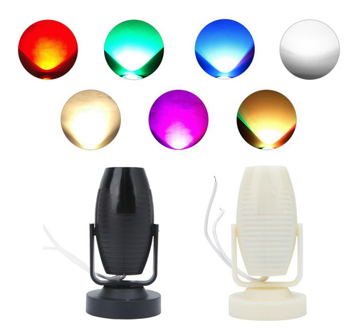 . Mini Foco Led For Escenario, 7 Colores, Ac85-265v