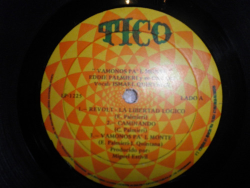 Disco Salsa Vinyl Eddie Palmieri - Vamonos Pal Monte (1971)