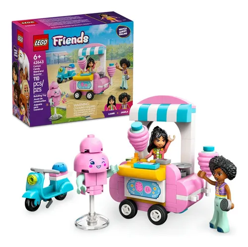Lego Friends 42643 - Barraquinha De Algodão-doce E Scooter