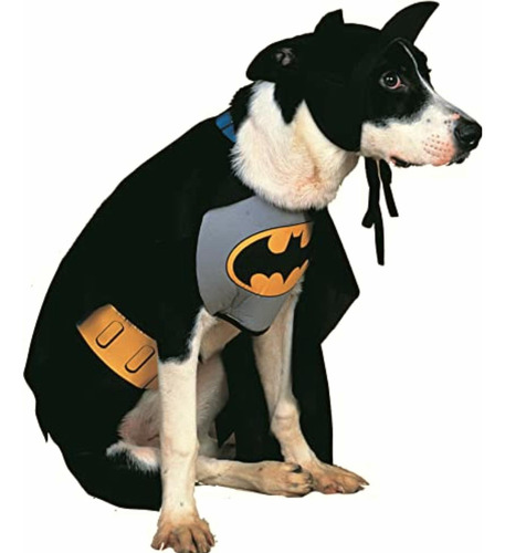 Rubie's Dc Comics Disfraz Clásico De Batman Para Mascotas,