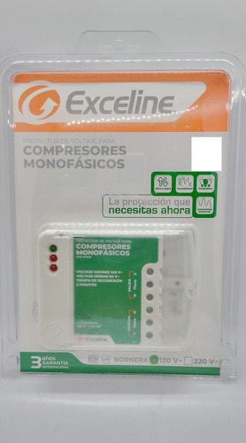 Protector De Voltaje Compresores Monofasicos 120v Exceline