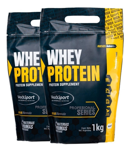 Whey Protein X 2 Kg Hoch Sport Con Bcaa Y Glutamina Promo