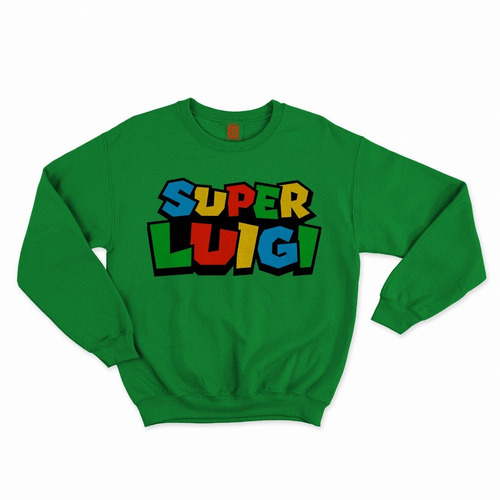 Polera Cuello Redondo Mario Bros Super Luigi