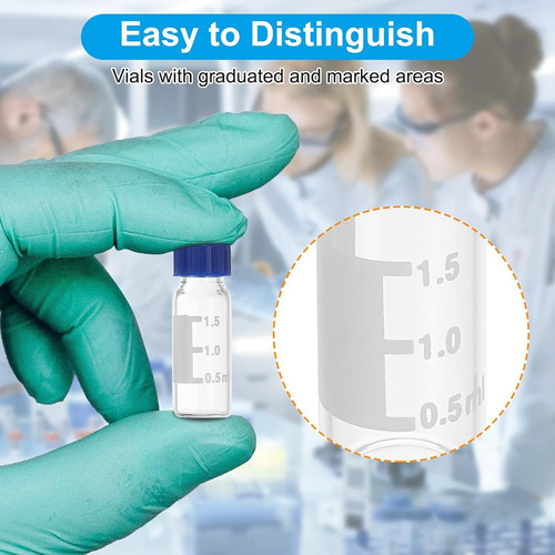 Vial Con Muestreador Automático De 2 Ml, Viales Para Hplc/gc