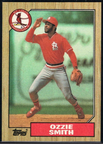 1987 Topps Baseball 749 Ozzie Smith St. Louis Cardinals Tarj