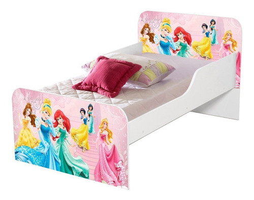 Cama Infantil Personagens Menina Dullar Princesas Da Disney