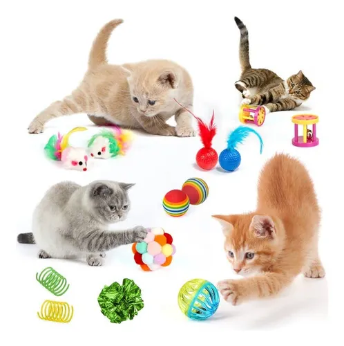 Cat Toys Kaqinu, 37 Unidades Interactivas Para Gatitos De In