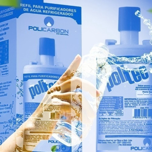 Imagem 3 de 5 de Kit 3 Filtro Refil Purificador Agua Esmaltec Acqua 7 Purágua