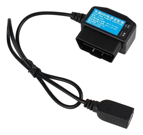 Obd Universal Con Interruptor Usb Hembra Conecta Cámaras Vdr
