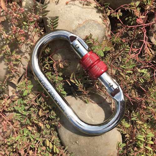 3 Mochila Con Gancho De Seguridad De Aleación En Forma Rojo