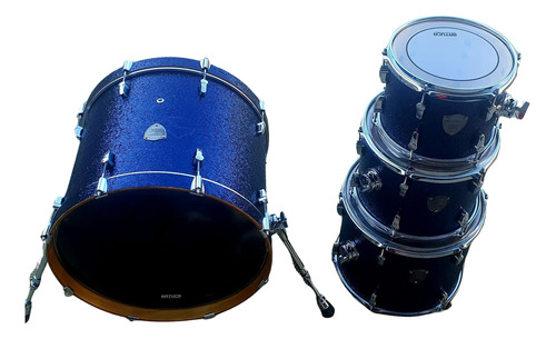 Kit Shell Pack Maple Reformada Como Nova 10-12-14-20 Linda  (Recondicionado)