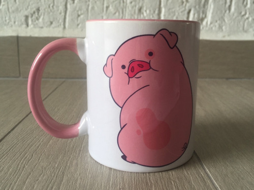 Gravity Falls Pkt Playera Y Taza Pato Bco