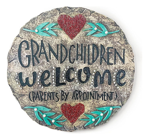 Yiani Inicio Acentos Beadworks Nietos Welcome Garden Stone