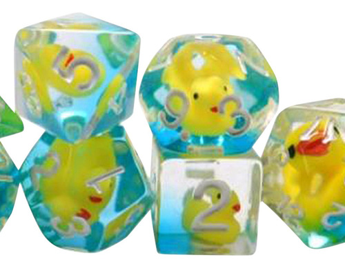Ii Juego De Dados De Resina De 7 Piezas Juego De Dados