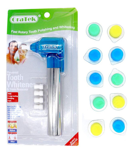 1 Kit De Pulidor De Dientes + 10 Cups Dientes Blanquear Past