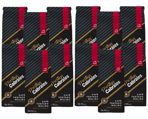 12x Cafe Molido Cabrales Prestige 500gr Tostado