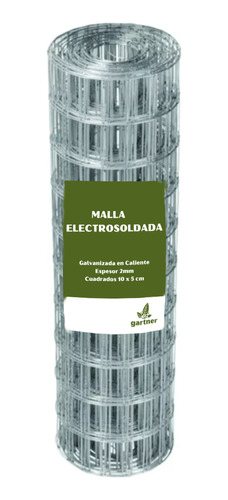 Malla Electrosoldada Rollo 25 Mts X 1,2 Mts