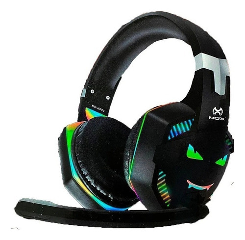 Fone De Ouvido Headset Gamer Mox Rgb Mo-hp80 Preto