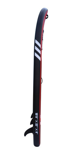 Imagen 4 de 10 de Tabla Stand Up Paddle Sup Inflable Jaws 10.6 Rojo 140 Kg