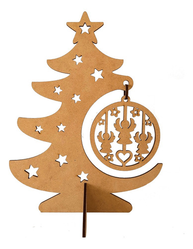 Arbol De Navidad Pinito Fibrofacil Mdf 20cm X 20 Unidades