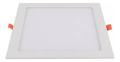 Foco Panel Plafón Led 12w Cuadrado Embutido Luz Neutra