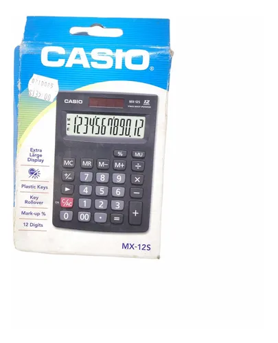 Calculadora casio mx 125 cheap