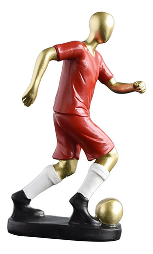 Estatua De Jugador De Fútbol, Colección De 6,5x4,2x13cm