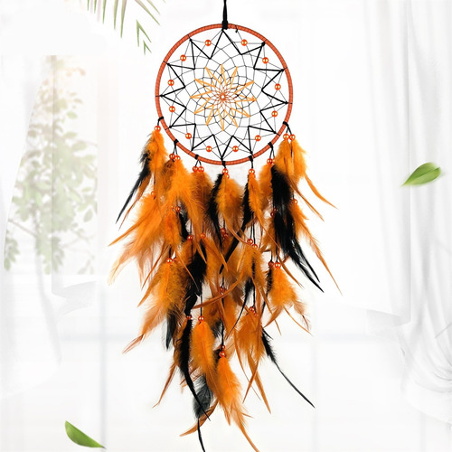 Lindo Colgante De Atrapasueños De Plumas