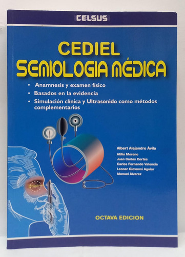 Libro Cediel Semiologia Medica - Octava Edicion
