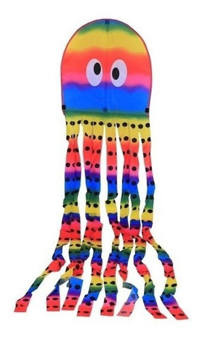 Barrilete Cometa Pulpo Largo Didáctico Ba123 Multicolor