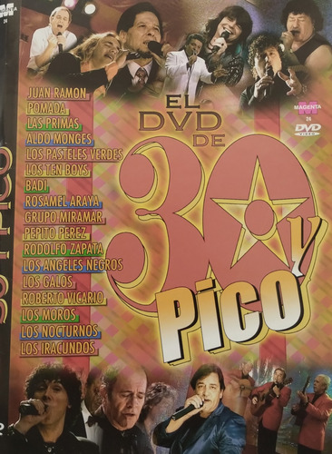 30 Y Pico Dvd Nuevo Grandes Artistas 17 Temas Éxitos 