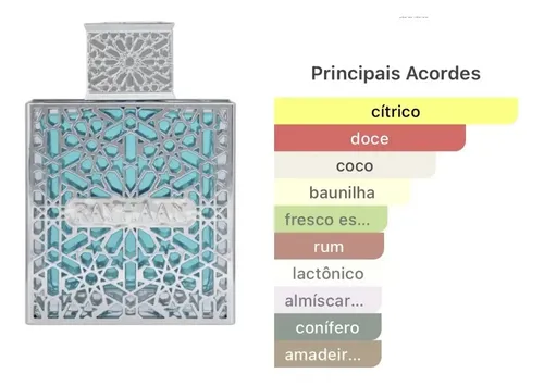 Perfume Unissex Rayhaan Aquatica Edp 100ml | MercadoLivre