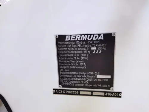 Lancha Bermuda Sport 160 Mercuy 60 Hp 4t 2024