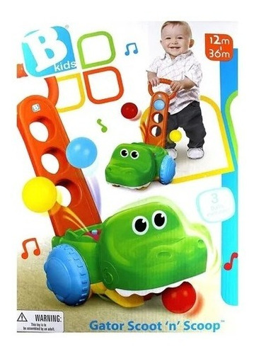 Cocodrilo Caminador Con Encastres Divertidos Juguete Bkids