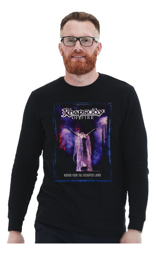 Polera Ml Rhapsody Of Fire Visions From The Enchanted Lands