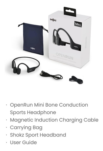 Auriculares Deportivos Bluetooth Shokz Openrun Mini Impermea