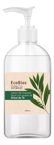 Ecobios Jabón Facial Árbol Del Té 250 Ml