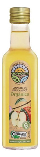 Kit 6x: Vinagre De Maçã Orgânico Organovita 250ml