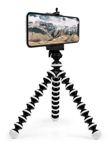 Imagen 3 de 8 de Trípode Gorillapod 25cm Cámara Celular Y Gopro + Adaptador