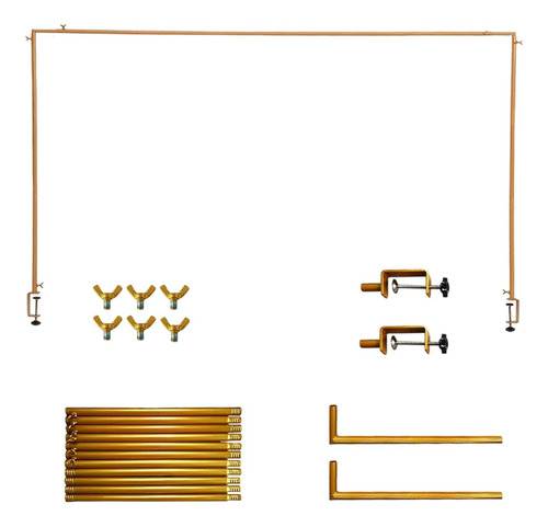 Soporte De Varilla Sobre La Mesa Con Abrazaderas Soporte De