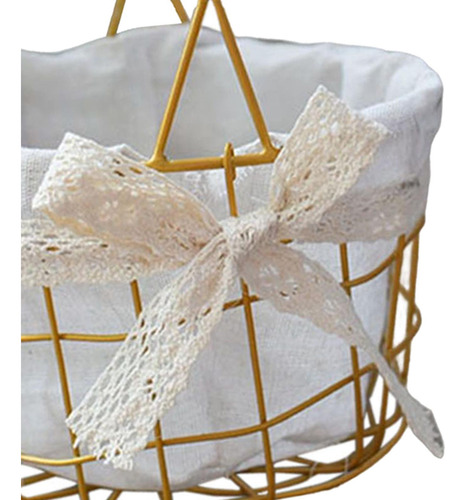Cesta De Flores De Boda Cesta Decorativa Para Redondo L