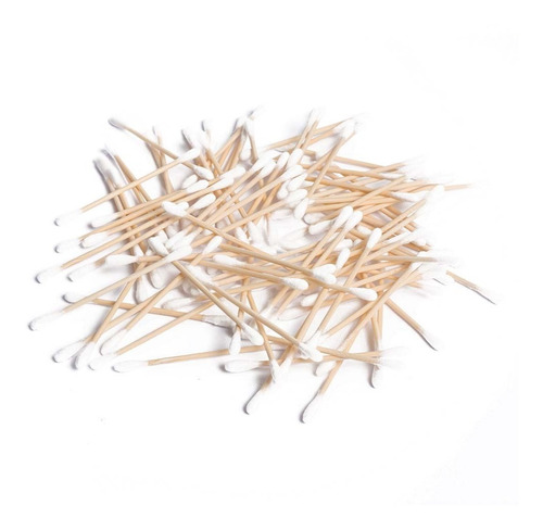 Imagen 2 de 6 de Hisopos De Bambú Biodegradables Vegano Meraki Caja X 100 Uni