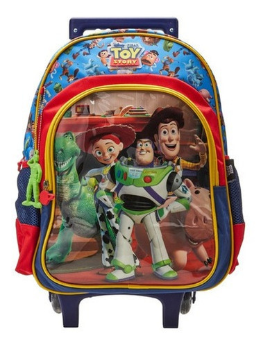 Mochila Infantil Menino Escolar Com Rodas Toy Story Disney Pixar Luxcel