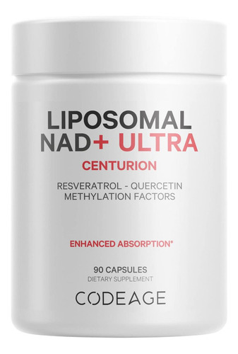 Codeage Liposomal Nad+ con resveratrol y vitamina B - Nad Pl