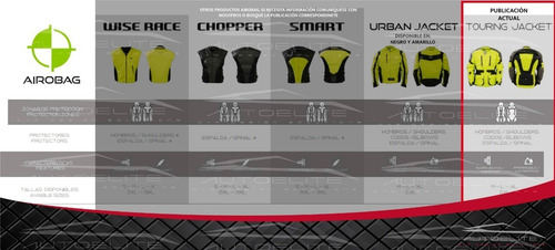 Imagen 8 de 9 de Chamarra Con Chaleco Motociclista Airbag Bolsa Aire Touring