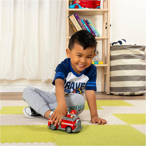 Paw Patrol, Vehículo De Bomberos De Marshall Con Figura Cole
